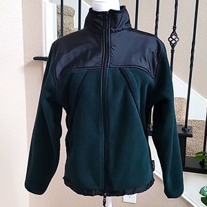 Sportif USA Outdoor Fleece Spot Jacket Green Size Small